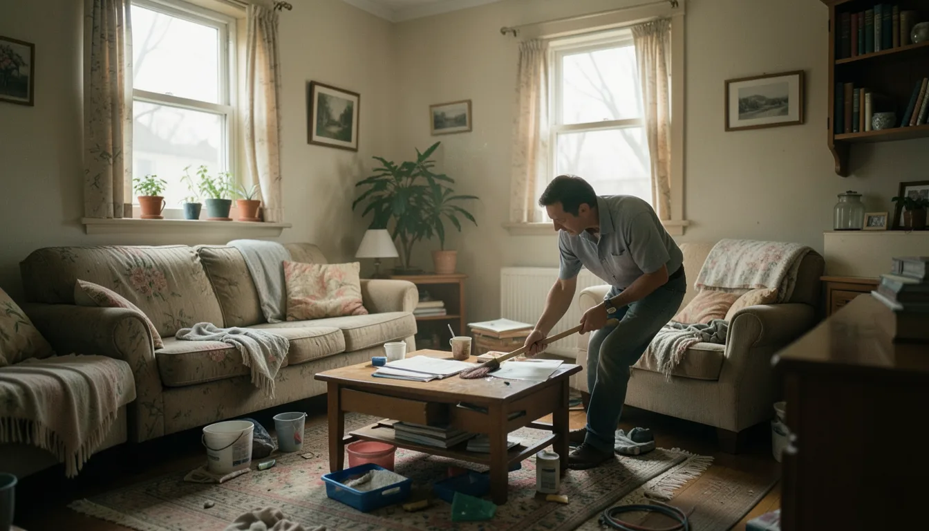 Use the desire you have to find an exchange, to tidy and clean up your house