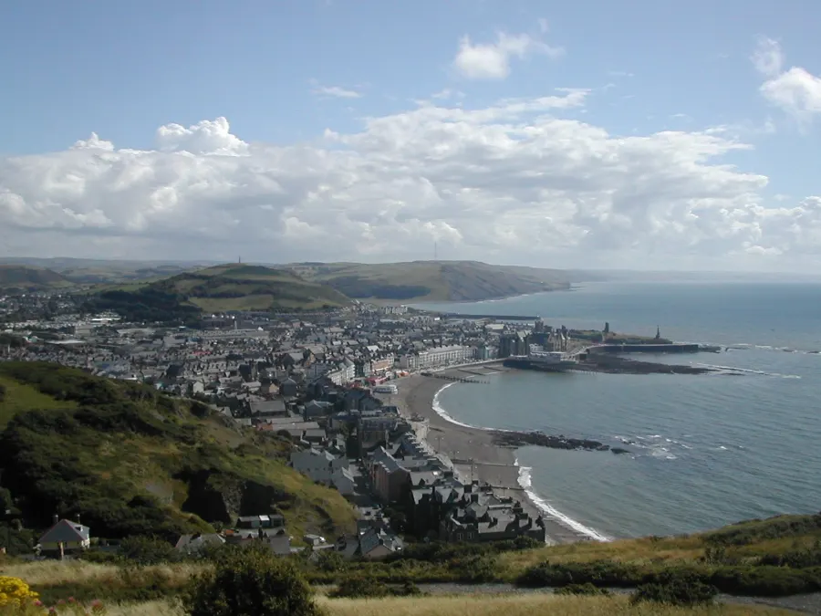 The picture was taken by myself., Aberystwyth