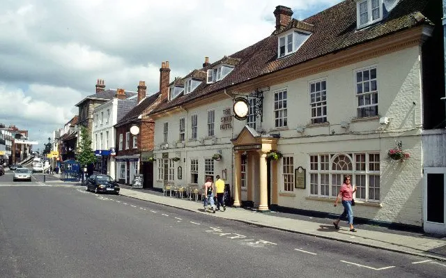 Alton. Looking north east along the High Street