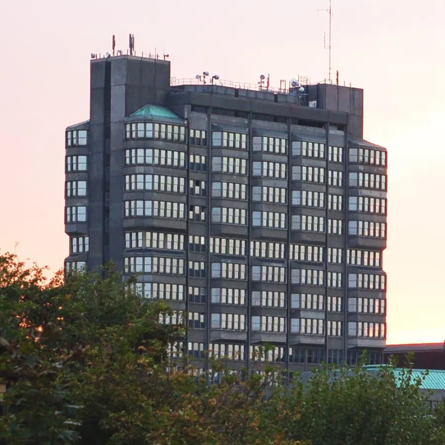 Aylesbury county hall sunset
