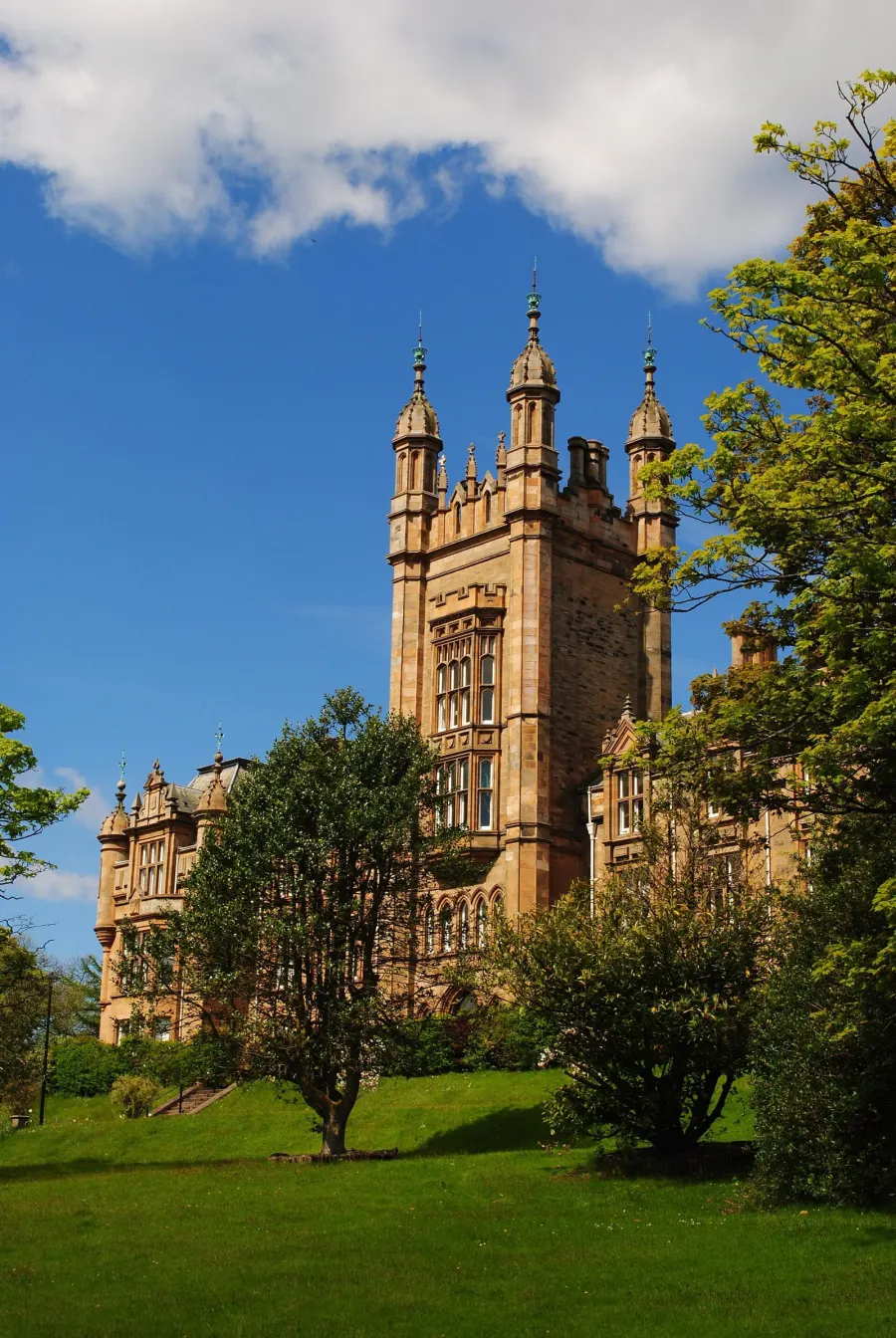 Former Schaw Convalescent home, Bearsden. Built 1895, it is now split up into private apartments.