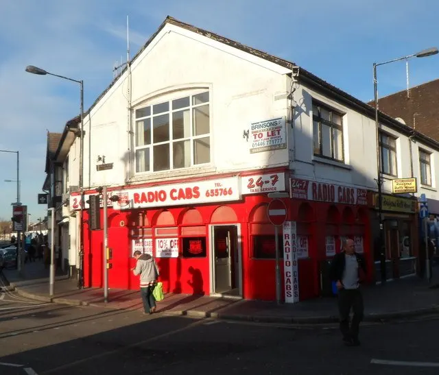 Radio Cabs taxi office, Bridgend