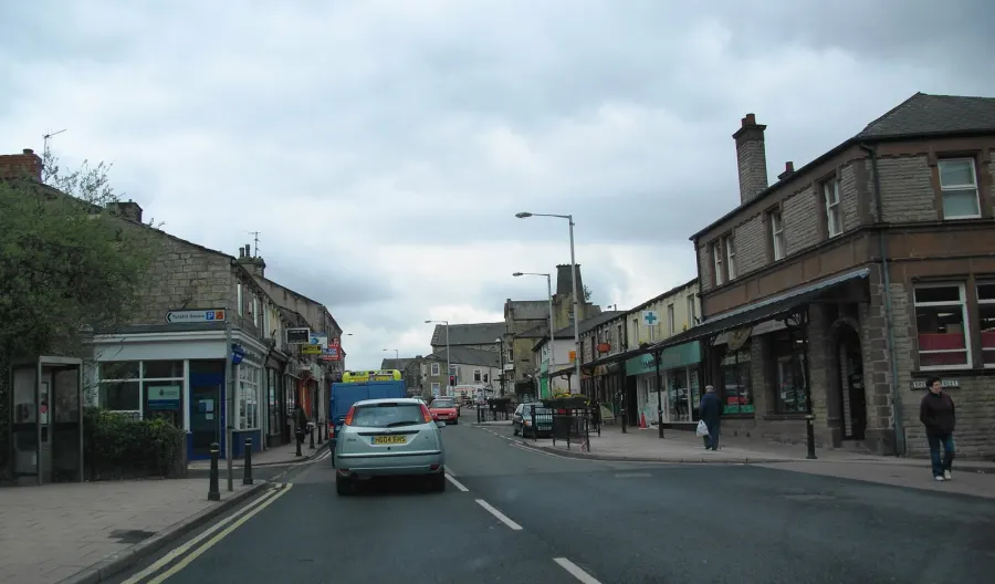Burnley Road in Brierfield 