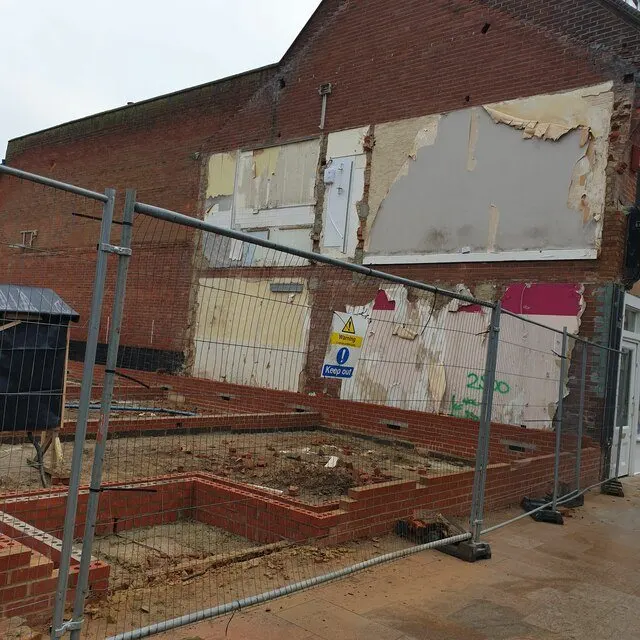 Redevelopment in Camberley High Street