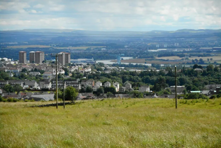 View towards Clydebank 
