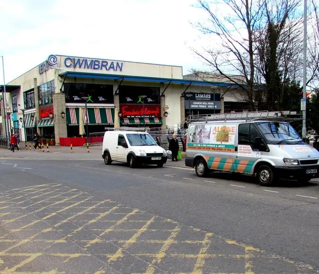 Alpine Tree & Garden Services van, Cwmbran, Cwmbrân