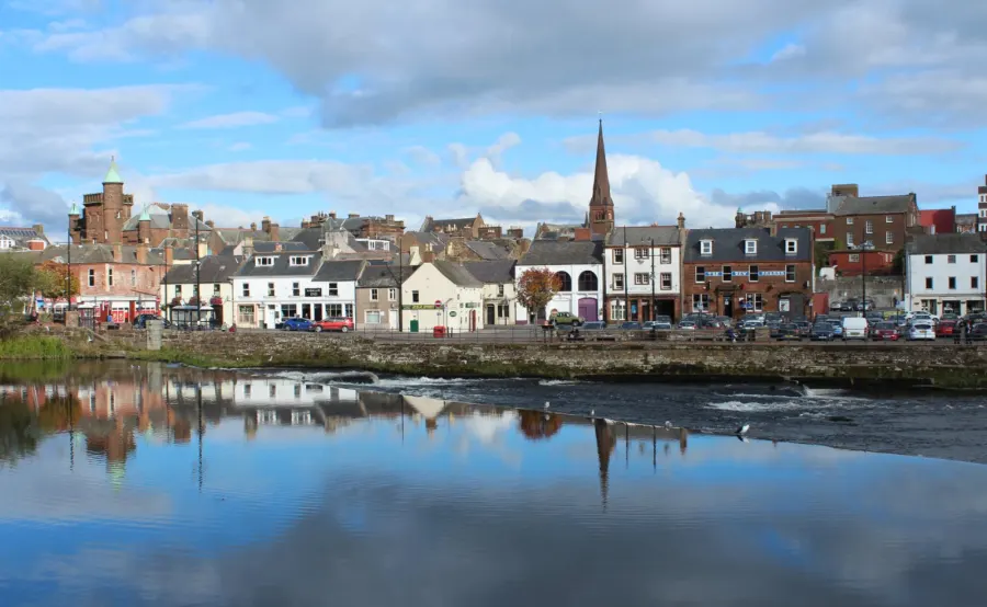 River Nith at Whitesands, Dumfries 