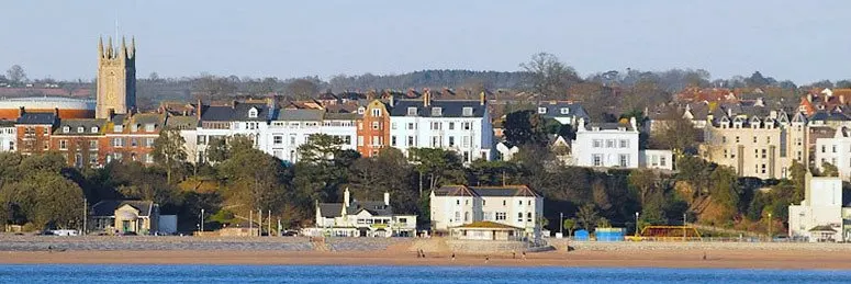 View of Exmouth from Dawlish Warren. 2007