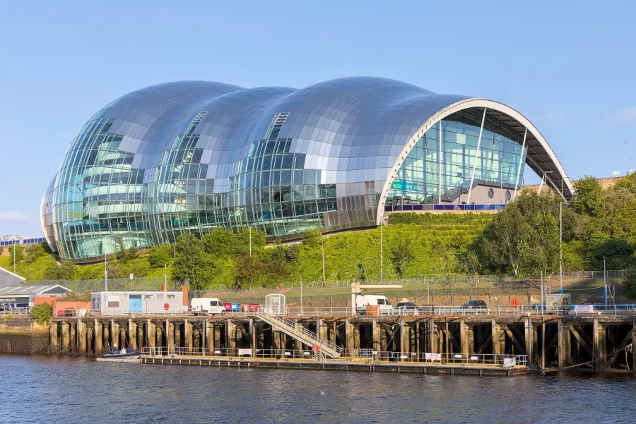 Gateshead (Tyne and Wear, England, UK) - The Glasshouse International Centre for Music, a concert hall