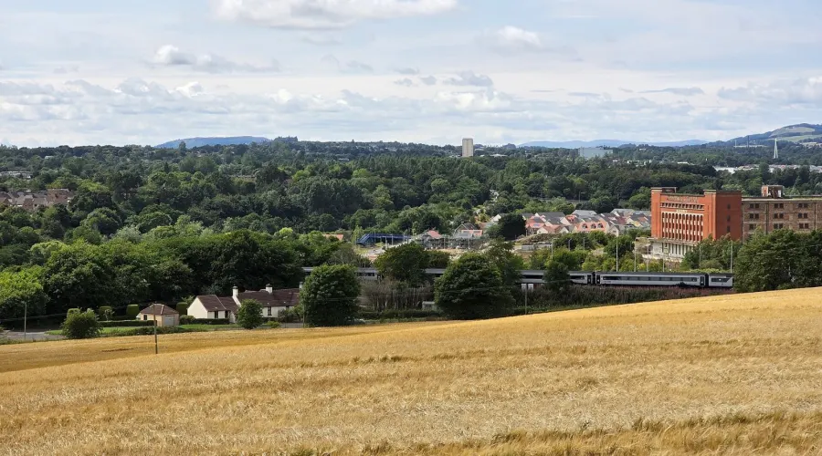 View of Glenrothes looking west