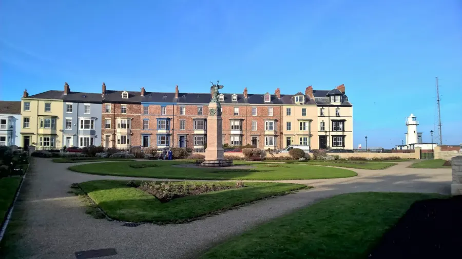 War Memorial and Cliff Terrace, Hartlepool