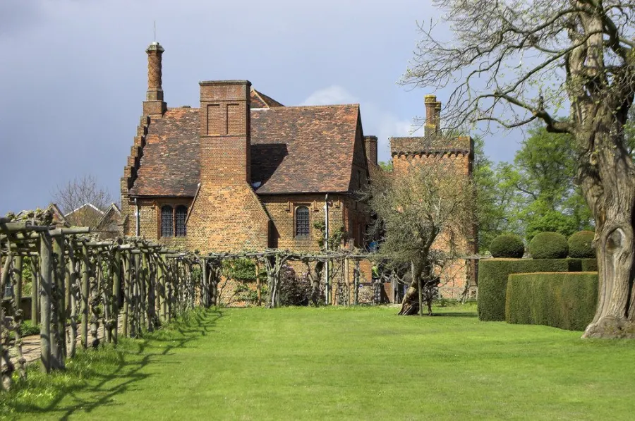Hatfield House: the Old Palace, near to Hatfield, Hertfordshire, Great Britain. View of south face.