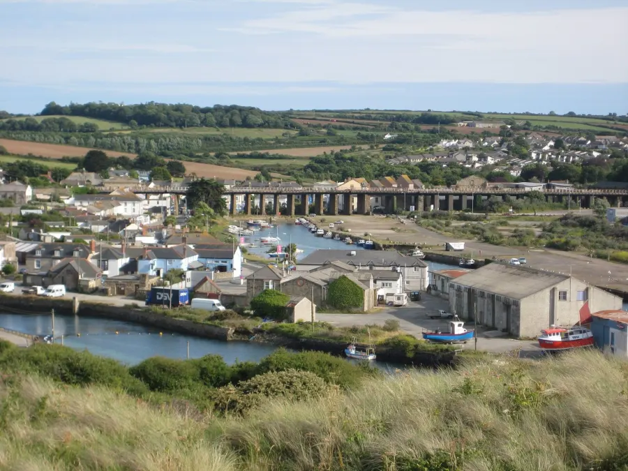 View of the Hayle viaduct