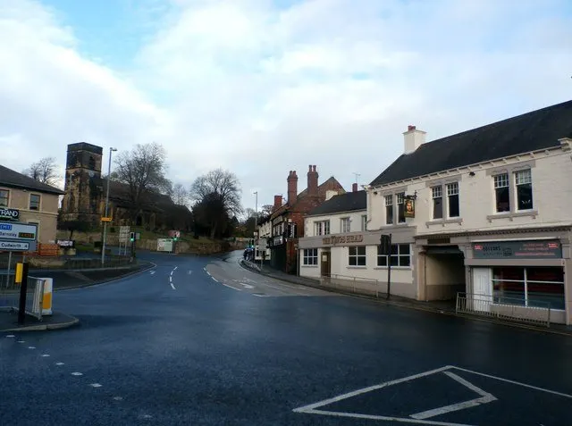 Road Junctions in Hemsworth Town Centre