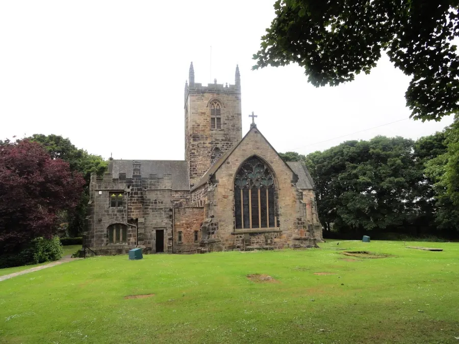 St Michael and All Angels church at Houghton -Le-Spring , Houghton-le-Spring