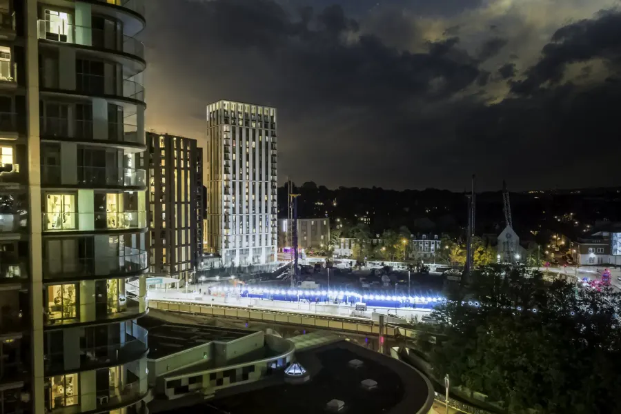Lewisham at night
