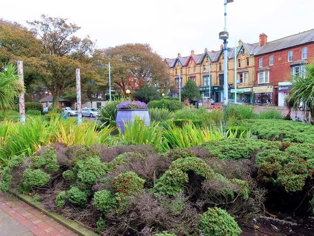 Flowerbed on St Anne's Road West, Lytham St Anne's