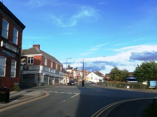 Roundabout in Mexborough Town Centre