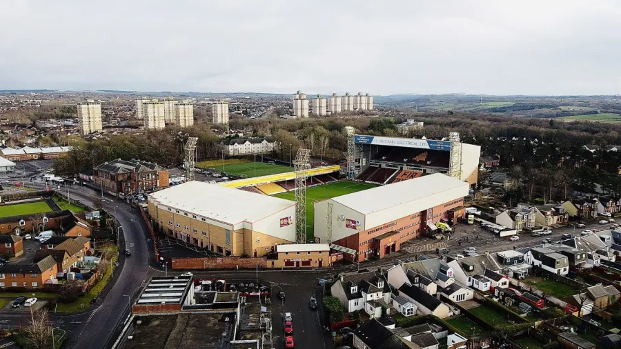 Venue, where Scottish club Motherwell play their home matches in the domestic league.