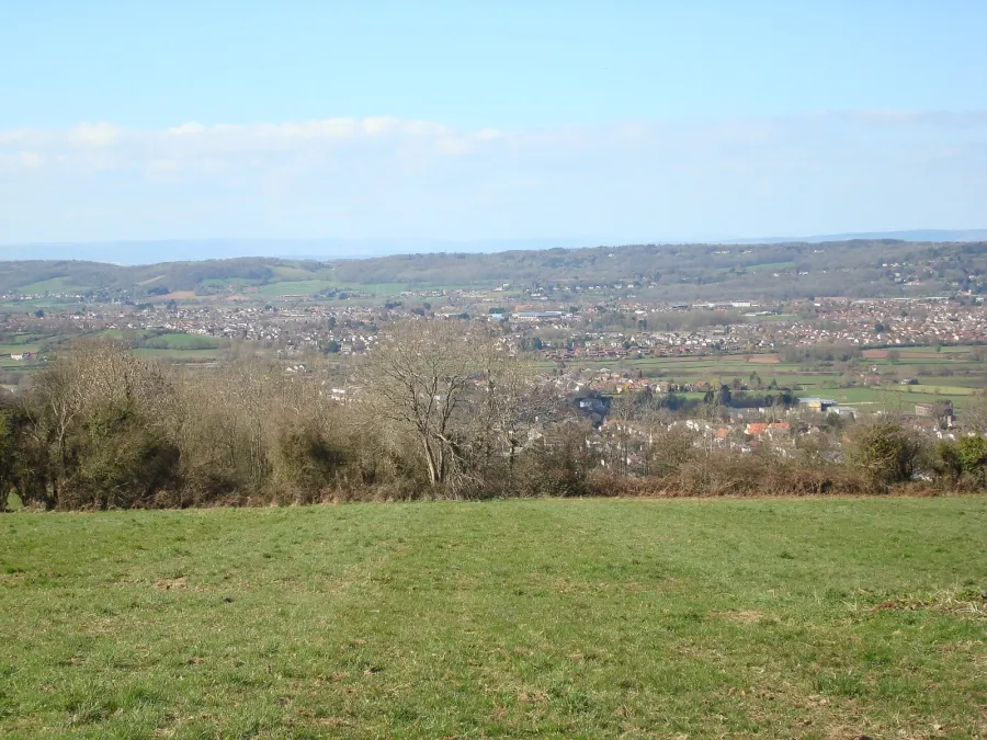 The town of Nailsea, and the adjacent village of Backwell