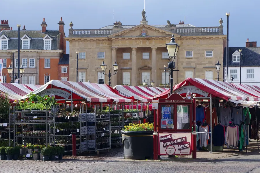 Newark Market Place , Newark-on-Trent