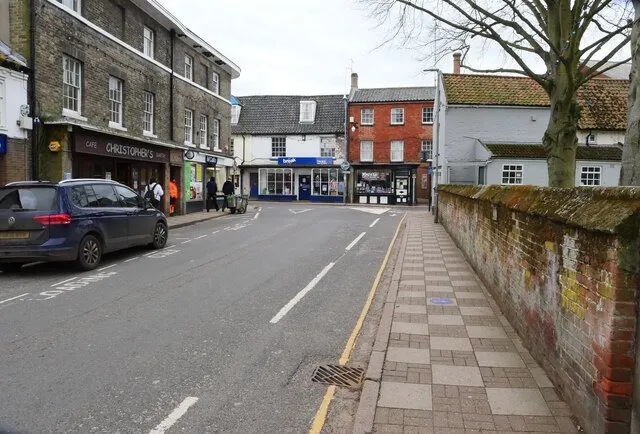 South on Church Street North Walsham
