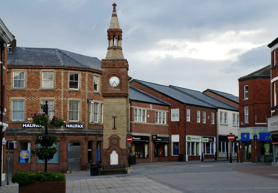The centre of Ormskirk. Also available at Gallery.