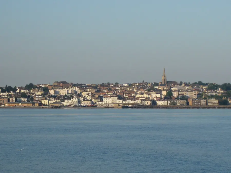 Ryde from the Solent