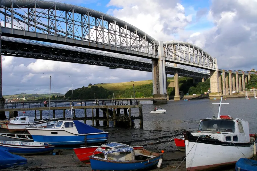 Tamar Bridge and Royal Albert Bridge, Saltash