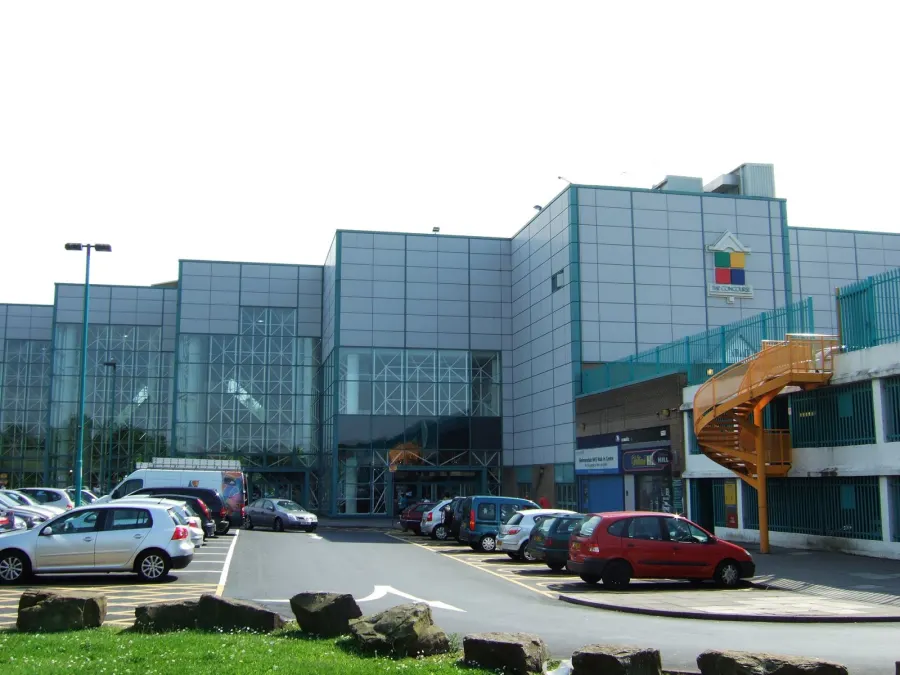 The Concourse Shopping Centre in Skelmersdale, Lancashire.