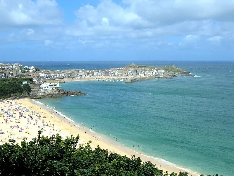 St. Ives - Harbour and Porthminster Beach - Cornwall - UK, St Ives