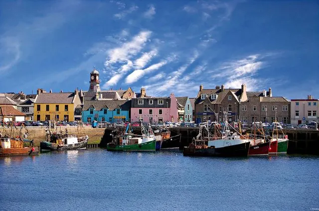 Stornoway Harbour Stornoway harbour viewed from the lodge in the castle grounds opposite.