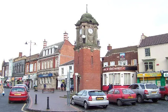 The High Street in Wednesbury, Sandwell, Great Britain