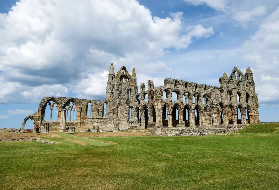 Whitby Abbey seen from the south west.