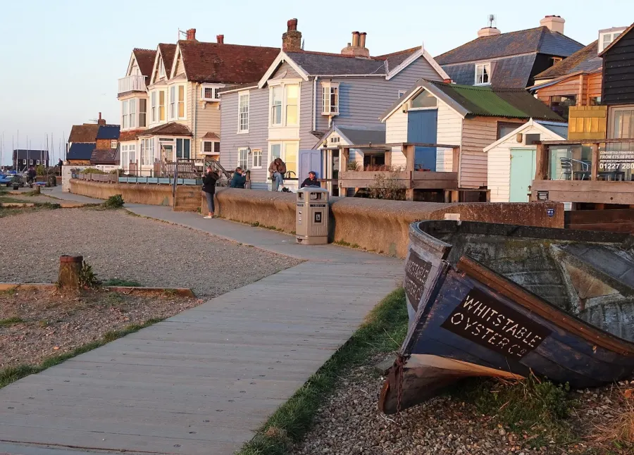 Whitstable Seafront at Sundown 