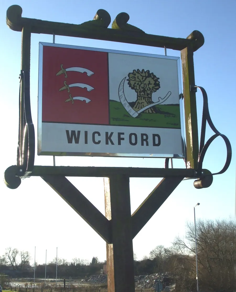 Wickford village sign