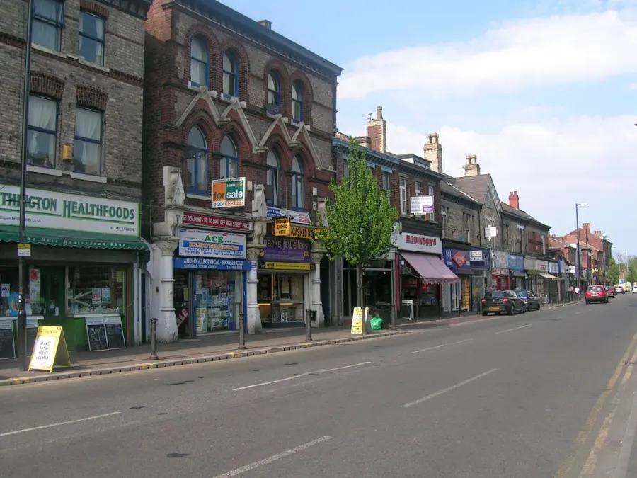 A partial shot of the large centre of what is Withington.