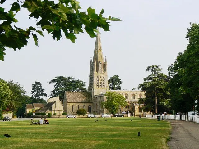 Church of England parish church of St Mary the Virgin, Church Green, Witney. This church was rebuilt in 1243.